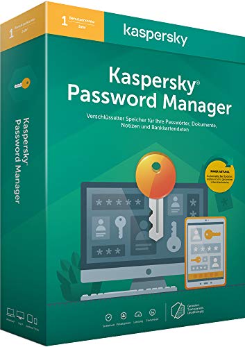 Kaspersky Password Manager | 1 Benutzerkonto | 1 Jahr | Windows/Mac/Android/iOS | Aktivierungscode in Standardverpackung