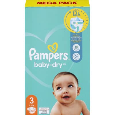 Pampers Baby Dry Größe 3 - 104 Windeln