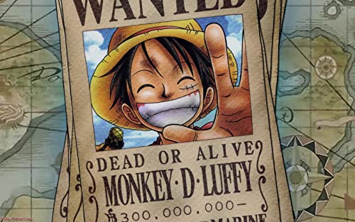 GUANGFAN Puzzle 1000 Teile 3D Puzzle One Piece Monkey D.Luffy Movie Poster-1120 Lernspielzeug Für Erwachsene Kinder DIY Klassische Puzzles Für Wohnkultur, Kinder 75X50Cm