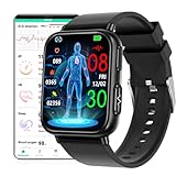 DigiKuber Smartwatch EKG Herren, IP68 wasserdichte Damen Smart Watch mit Herzfrequenz SPO2 Schrittzähler Blutdruck Schlafmonitor für Android/iOS…