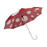 FISURA Mushroom Regenschirm, groß, 106 cm, faltbar, wasserdicht, 10 Rahmen aus Metall, kompakt, winddicht, für Männer und Frauen