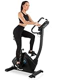 Capital Sports Evo Track Cardiobike - Fitnessfahrrad mit Trainingscomputer, Heimtrainer, Bluetooth, 32 Stufen, App-Integration, 15 kg Schwungmasse, Tablet-Halterung, Pulssensor, schwarz