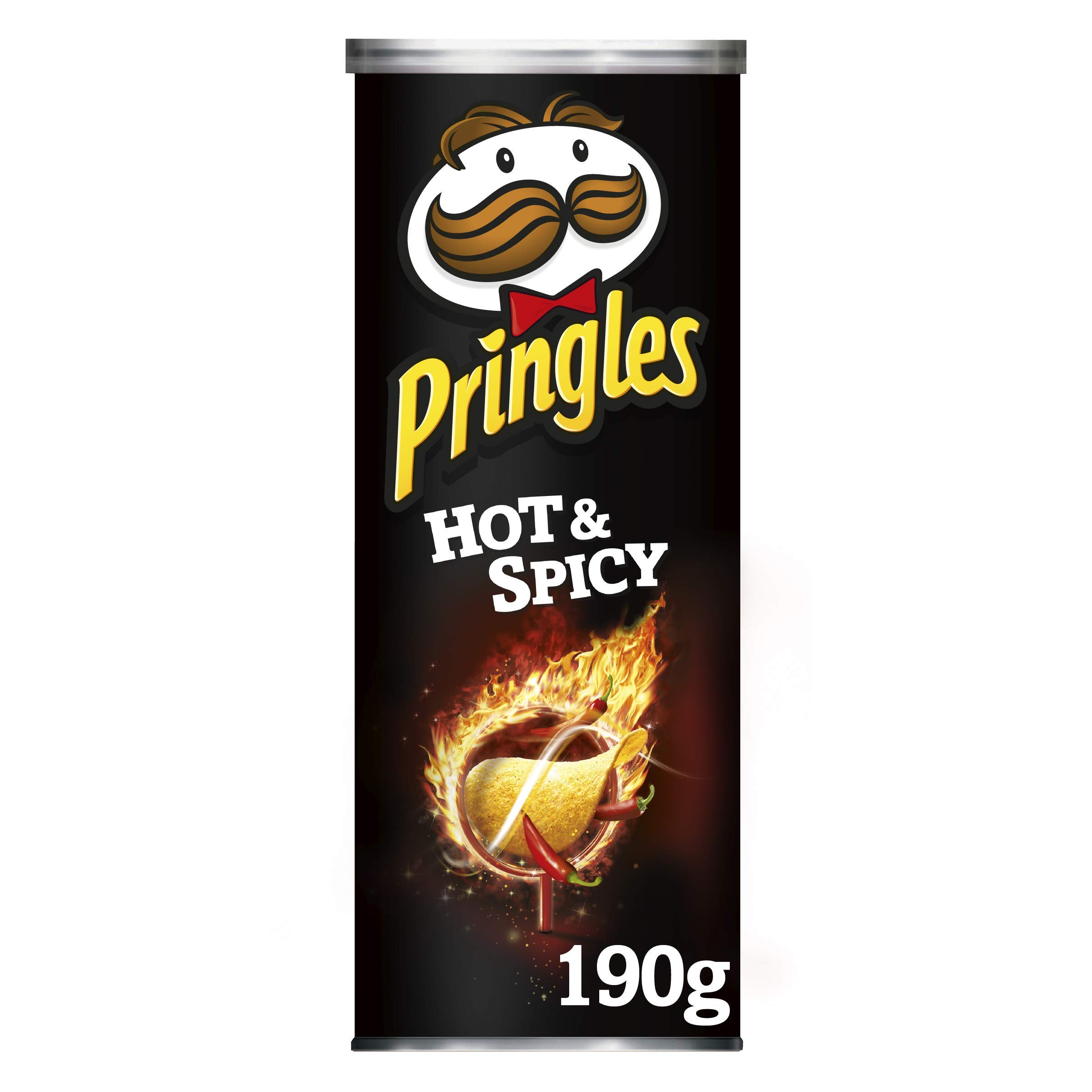 Pringles Chips Hot und Spicy, 4er Pack (4 x 190 g)