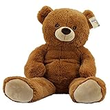 Sweety Toys 10189 Kuscheltier Teddy Bär 100 cm Plüschbär zum Kuscheln- flauschiges Bärchen Stofftier für Mädchen, Jungen & Babys- Plüschtier Teddybär zum kuscheln