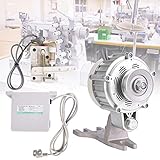 750W Nähmaschinenmotor, bürstenloser leiser Servomotor für Nähmaschine 750W 7N.m, Nähmaschinenzubehör(Weiß)