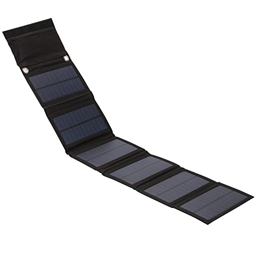 NTONPOWER Solarpanel Faltbar 10W, Tragbar Solar Panel Solarmodul Solarladegerät Schnellladung mit USB-A Ausgang für Smartphone GoPro Outdoor