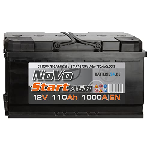 NoVo AGM Autobatterie 12V (110 Ah)