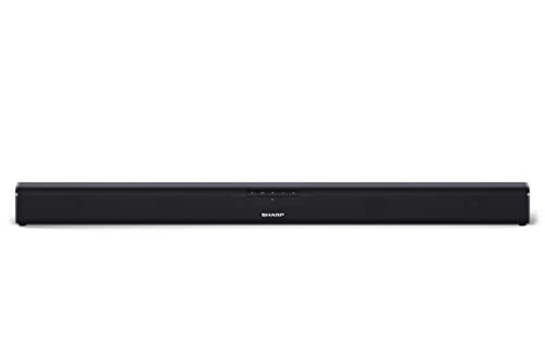 SHARP HT-SB106 2.0 Mini-Bluetooth-Soundbar (mit HDMI ARC/CEC, 110W Gesamtleistung, 65 cm) schwarz