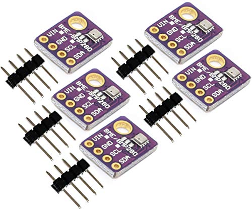 TECNOIOT 5pcs bme280 temperatura de tuberías Humidity barométrico Pressure Sensor módulos gy-bme280