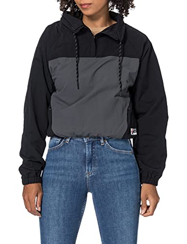 Superdry Womens Overhead Cropped Cagoule, Black, S