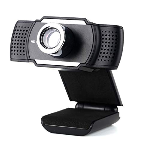 Yolispa Webcam mit Mikrofon USB-Computer Webkamera 720P PC Desktop-Laptop Webcam zum Streamen