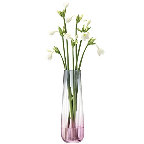 LSA Dusk Vase H36cm Rosa/Grau