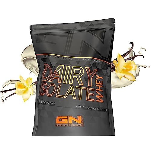 GN Laboratories 100% Dairy Whey Isolate 750g (Vanilla Crema) – Eiweißpulver zum Muskelaufbau – Proteinpulver für Protein Shake – Protein Pulver – Whey Protein Pulver – Whey Isolate