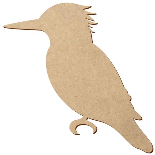 MDF Eisvogel V2 - Deko Basteln 5-50 cm, Pack mit:50 Stück, Höhe:38cm hoch