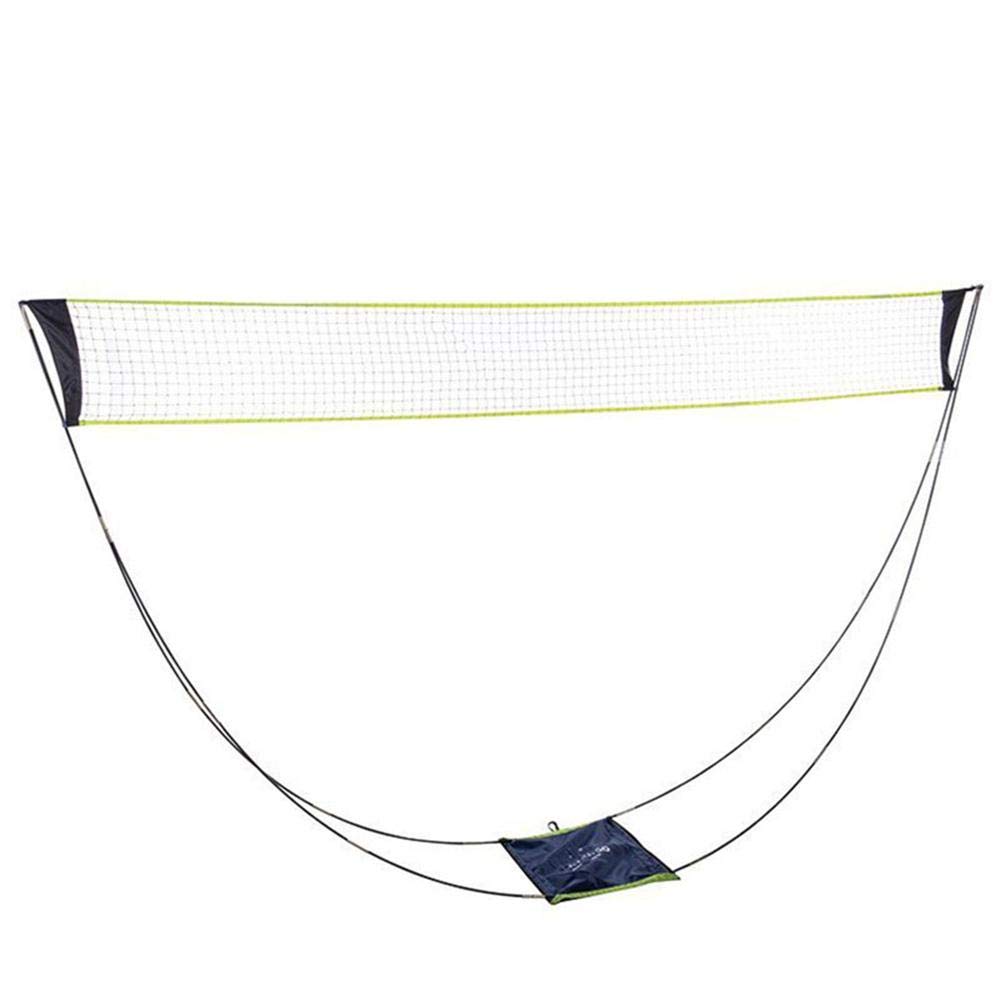 Schildeng Tragbares Badminton-Netz-Set, Badminton-Volleyball-Netz, abnehmbares Tennisnetz, für drinnen und draußen.