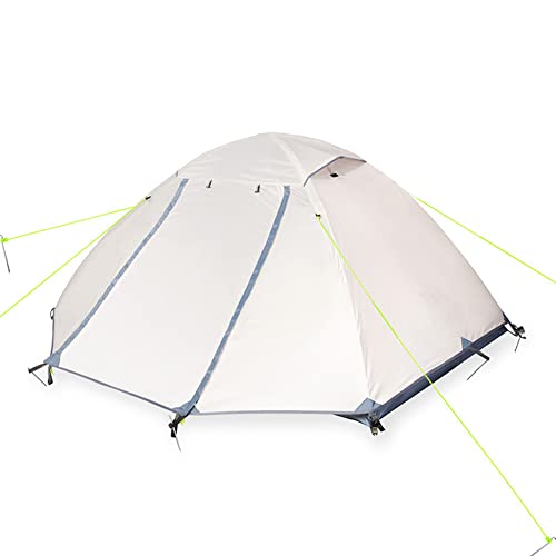 3-Personen-Zelt für Camping, leichtes Rucksackzelt, wasserdicht, Winddicht, einfacher Aufbau, doppellagige Familienzelte für Camping