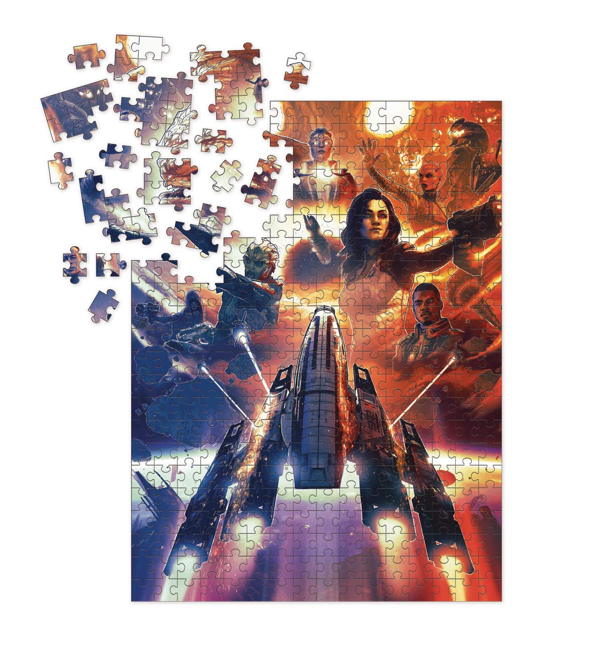 Dark Horse Deluxe Zubehör Mass Effect: Outcasts Puzzle, Mehrfarbig