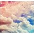 Art for the home Fototapete Romantik Wolken, Mehrfarbig - 300x280cm