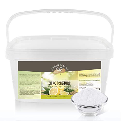 Zitronensäure monohydrat E-330, Lebensmittelqualität 10 kg Eimer