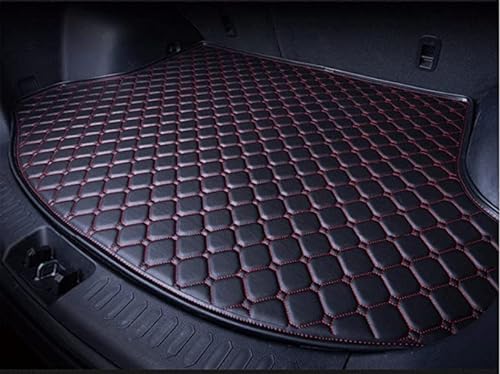 Auto Kofferraummatte Kofferraumwanne für Hyundai Tucson 2015-2020, Leder Antirutschmatte Wasserdicht Kratzfest Kofferraummatten Kofferraum Schutzmatte