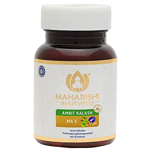 Maharishi Ayurveda Amrit Kalash MA 5 Ernährungsmittel aus Indien | Kräutertafeln | Obst- und Kräutervorbereitung 60 Tabletten Pack von 1