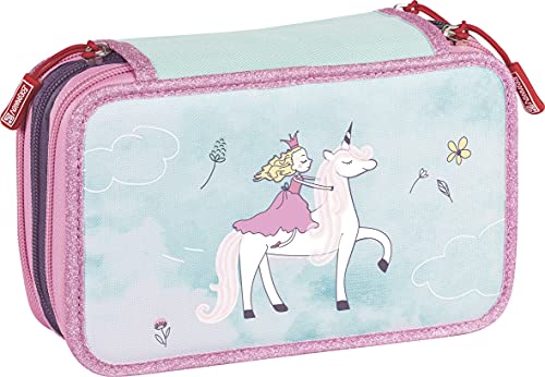 Brunnen Federtasche 3-fach Unicorn Princess