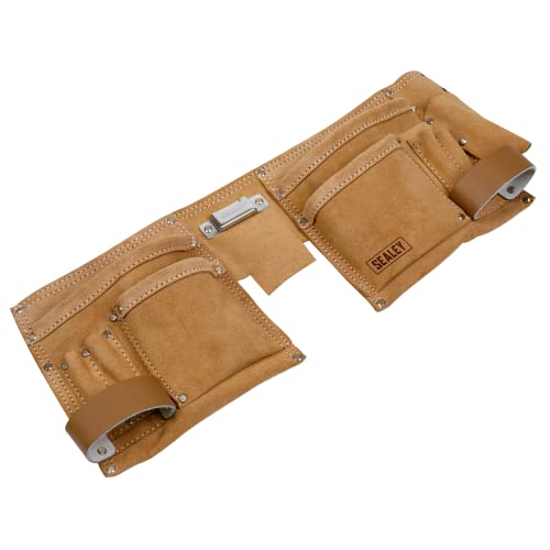 Sealey Doppeltasche Leder Werkzeuggürtel STBL01