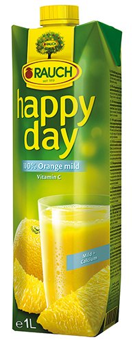 12x Happy Day - Orangensaft Mild - 1000ml