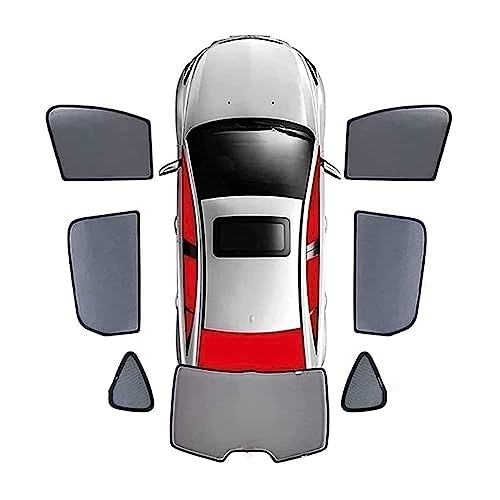 Auto Seitenfenster Sonnenschutz für Mercedes Benz GLC 2016-,Car Seitenscheibe Atmungsaktives Sonnenblende PrivatsphäRe Schutz,Car ZubehöR.,F-7PCS