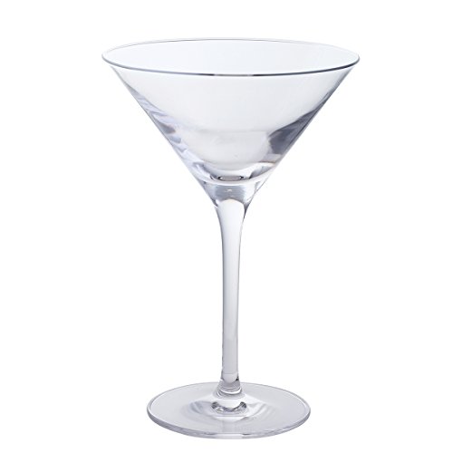 Dartington 2-teiliges Set mit Wein- Und Martini-Glas, Kristallglas