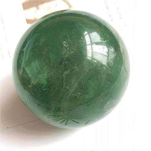 Natürliche polierende grüne Fluoritkristallkugelkugel für Hauptdekoration-1 Stück_60-70 mm