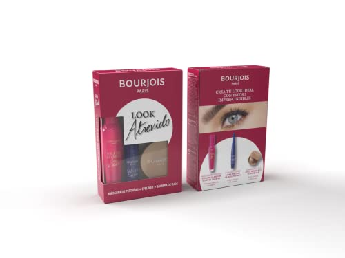 Bourjois, Cheeky Look Kit, Volume Glamour Fucshia Maske + Liner Pinceau 04 + Lidschatten Little Round Pot 10