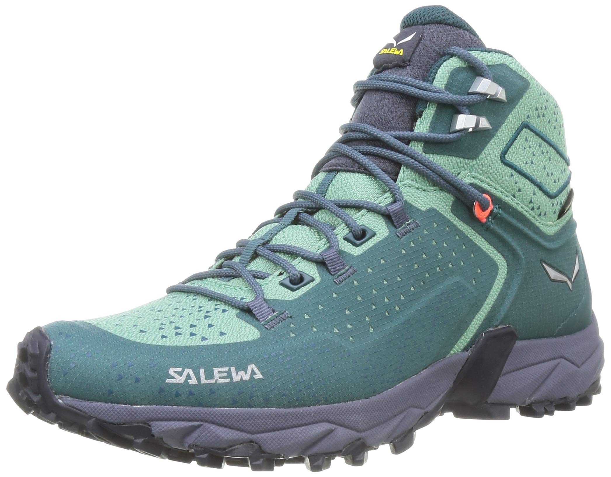 Salewa WS Alpenrose 2 Mid Gore-TEX Damen Trekking- & Wanderstiefel, Blau (Atlantic Deep/Feld Green), 36.5 EU