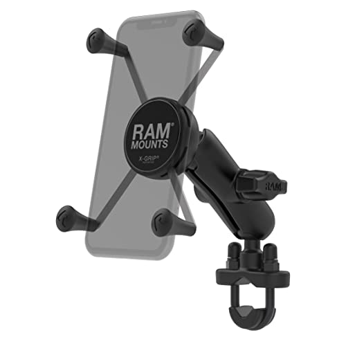 Ram-Mount Mount Aktive Motorradhalterung für Handy, schwarz, TU EU