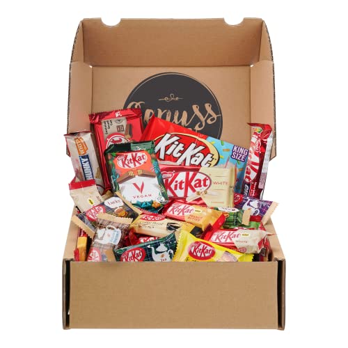 Genusslebenbox mit 500g KitKat im Mix, zufällige Auswahl mit extra crunch zum naschen