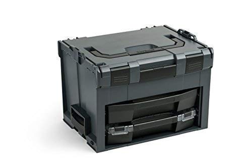 Bosch Sortimo LS-Boxx 306 Werkzeugkoffer Set in Anthrazit | Mit i-Boxx 72 C3 & LS-Schublade 72 | Bosch Werkzeugkoffer Leer | Kompatibel mit LBoxx