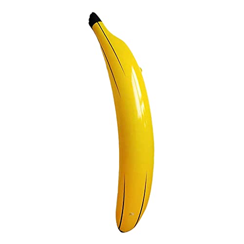 Oshhni Aufblasbare Bananen Pool Spielzeug für Party Decration Luau Hintergrund, 180cm