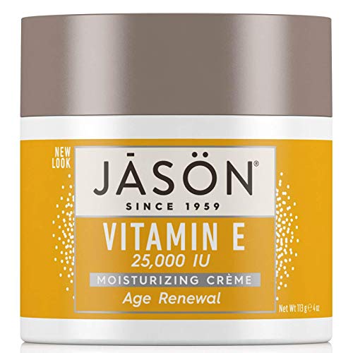 Jason Natural 25,000 I.Vereinigte Vitamin E Alter Erneuerndes Feuchtigkeitsspendend Creme, 4-Unzen Krüge (Packung Von 2)
