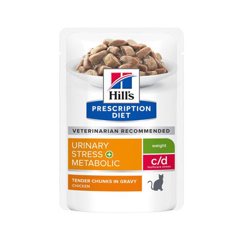 Hill's - c/d Urinary Stress + Metabolic - Feline - 24 x 85 g