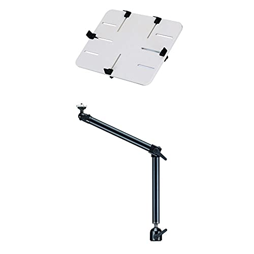 RENSI DO-SPW KFZ-Halter für 10-13 Zoll Tablet iPad Kindle Tolino Kamera Montage in Auto LKW Caravan aus Aluminium