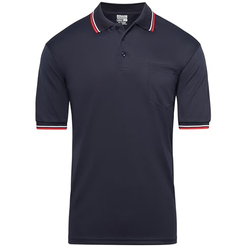 Murray Sporting Goods Short Sleeve Baseball und Softball Umpire Shirt - Sized für Brustschutz Navy blau X-Large