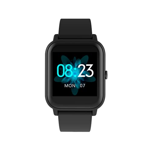 Blackview R3 – Smartwatch für Herren und Damen – wasserdicht bis 20 m – Sport-Tracking mit Herzfrequenz, Blutsauerstoff und Schlafqualität – Schritt- und Kalorienzähler – Schwarz