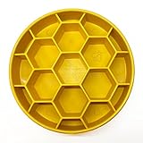 SodaPup Honeycomb Enrichment Bowl - Durable Enrichment Feeder Made in USA aus ungiftigem, haustiersicherem, lebensmittelechtem Material für geistige Stimulation, verlangsamt Essen, gesunde Verdauung und mehr