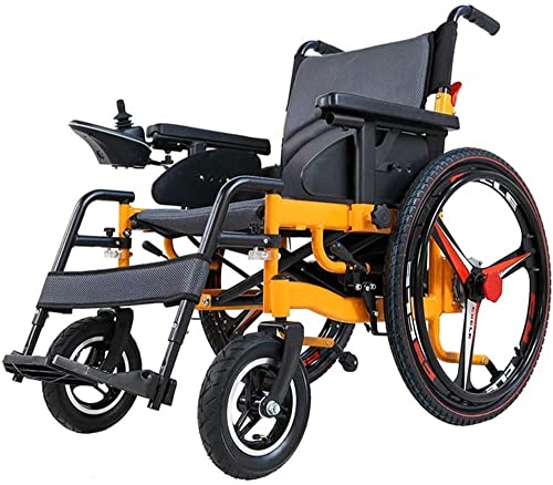 4-Zoll-Rad Tragbarer faltbarer Hochleistungs-Elektrorollstuhl, die längste Fahrt 20 km 20 A Lithiumbatterie, zwei Modi für ältere Menschen mit Behinderungen