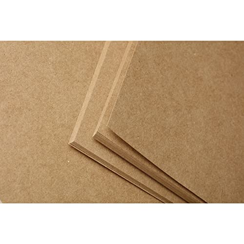 Clairefontaine 975012C Packung mit 25 Blatt Kraftpapier (160g, 70 x 100 cm, ideal für Kunstprojekte und zum Einpacken) braun