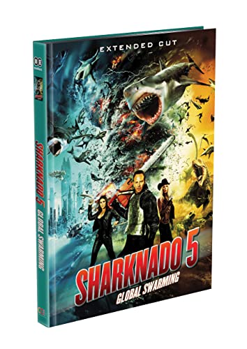 SHARKNADO 5 - Global Swarming - Extended Cut - 2-Disc Mediabook Cover A (DVD + Blu-ray) Limited 999 Edition