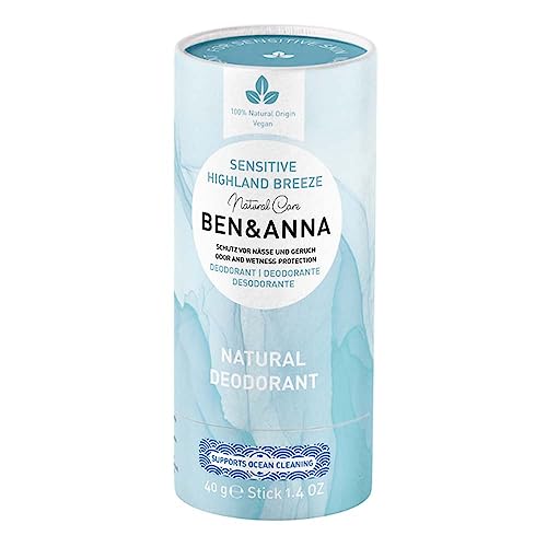 Ben & Anna Highland Breeze Sensitive Deo, Papertube, 40g (10)