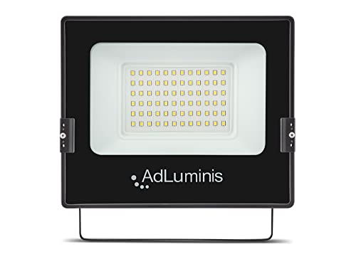 AdLuminis LED Strahler Außen Fluter 50W 4.510 Lumen IP66 LED Fluter 6000K
