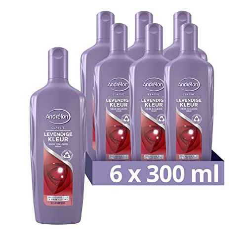 Andrélon Levendige Kleur Shampoo, 6er Pack (6 x 300 ml)