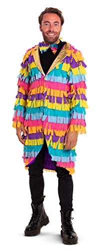 Folat 64663 Jacke Piñata-Größe S-M, Men, Mehrfarbig